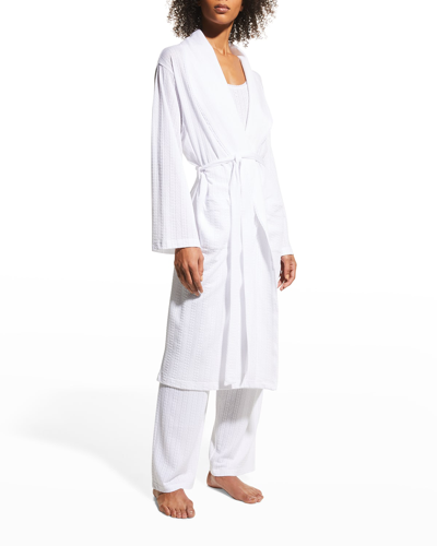 Shop Andine Francesca Pointelle Robe In White