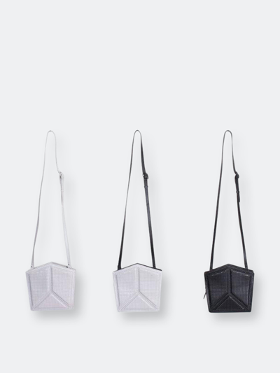 Shop Imago-a Nº28 Pentatonic Honeycomb Bag In Grey