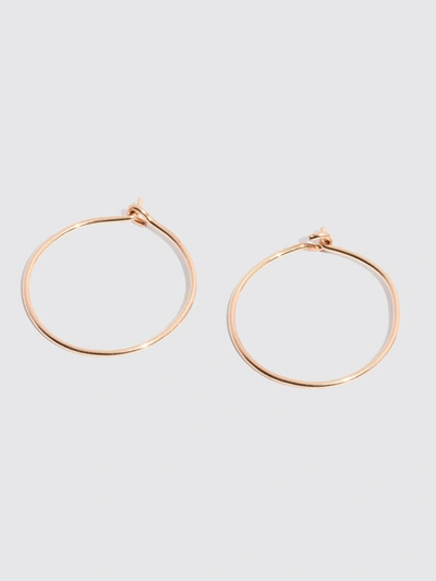 Shop Madewell Delicate Wire Hoop Earrings In 14k Gold Filled