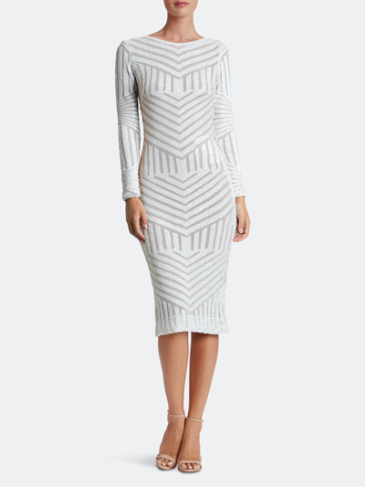Shop Dress The Population Emery Dress In White