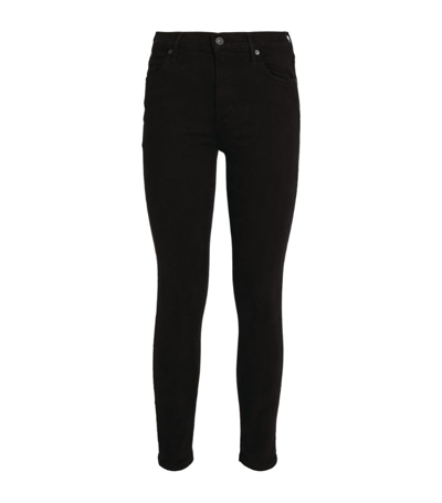 Shop Citizens Of Humanity Rocket Skinny-fit Jeans In Black