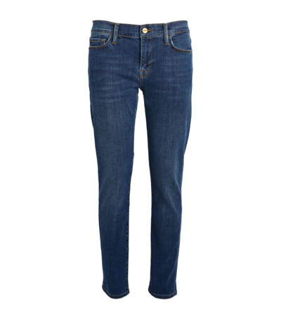 Shop Frame Le Garcon Skinny Jeans In Blue