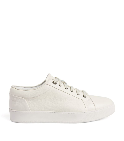 Moorer Leather Low-top Sneakers In White | ModeSens