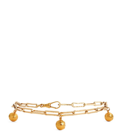 Shop Alighieri Gold-plated The Anchor In The Storm Choker Necklace