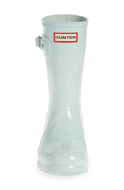 Shop Hunter 'original Short' Gloss Rain Boot In Spearmint