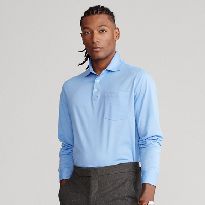 Ralph Lauren Classic Fit Jersey Polo Shirt In Cabana Blue | ModeSens