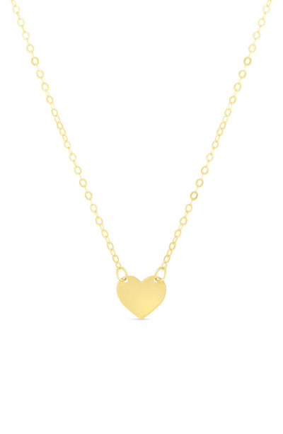 Shop Karat Rush 14k Yellow Gold Heart Pendant Necklace