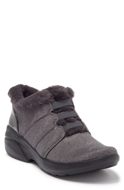 Shop Bzees Grace Faux Fur Lined Sneaker In Dk Grey Camo