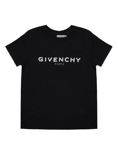 Shop Givenchy Black Cotton T-shirt In Nero