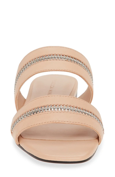 Shop Rebecca Minkoff Marciann Slide Sandal In Rosewood Leather