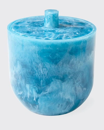Shop Jonathan Adler Mustique Blue Ice Bucket