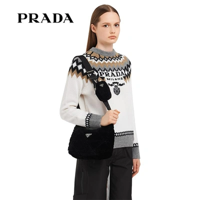 Shop Prada 普拉达 21秋冬女士单肩包 1bc151vo1o-2ec9-f0002