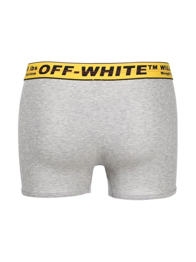 Shop Off-white Classic Industrial Boxer Briefs (pack Of Three) In Giallo