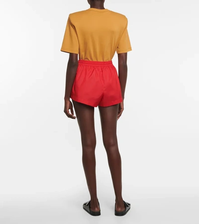 Shop Wardrobe.nyc Drawstring Shorts In Red