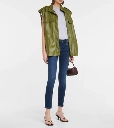 Frame Le Skinny De Jeanne Mid-rise Jeans In Dublin