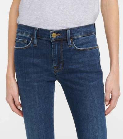 Frame Le Skinny De Jeanne Mid-rise Jeans In Dublin