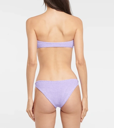 Shop Hunza G Jean Bikini In Lilac