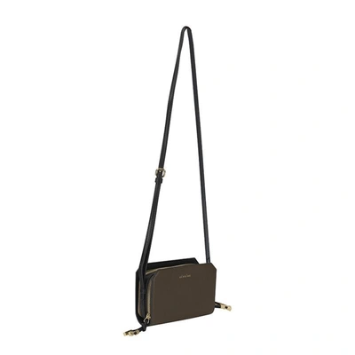 Shop Maison Häroã¯ne Shoulder Bag Pheline Phone Leather Imitation In Green