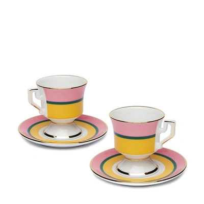 Shop La Doublej Espresso Cup In Pink,yellow
