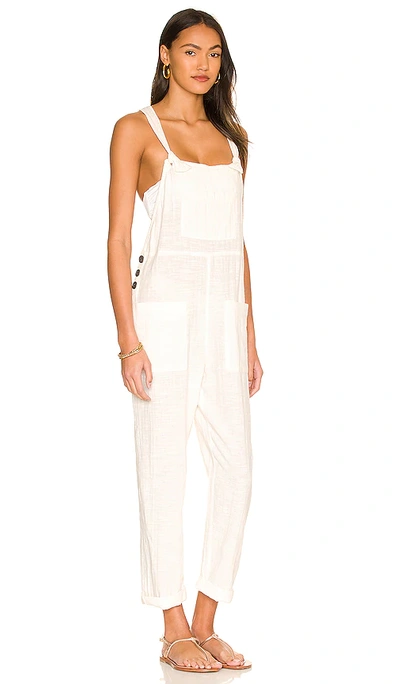 Shop L*space Cali Girl Jumpsuit In Ivory