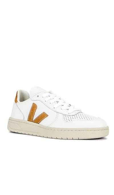 Shop Veja V-10 Sneaker In White
