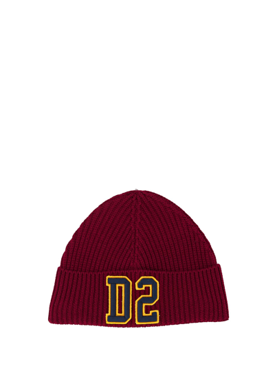 Shop Dsquared2 Kids Beanie In Red