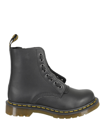 Shop Dr. Martens' 1460 Pascal Combat Boots In Black