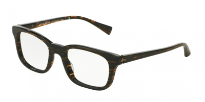Shop Alain Mikli Demo Rectangular Eyeglasses 0a03039 2891 50 In Black,brown