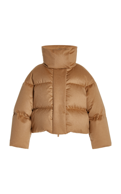 Shop Khaite Women's Raphael Cashmere-blend Puffer Coat In Brown