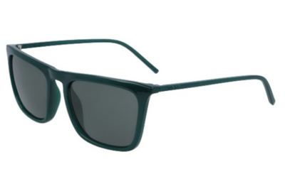 Shop Dkny Green Square Unisex Sunglasses Dk505s 304 53