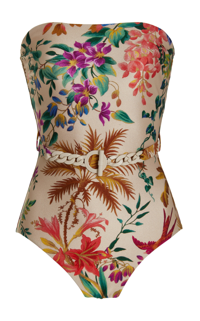 Shop Zimmermann Women's Tropicana Floral-print Swimsuit