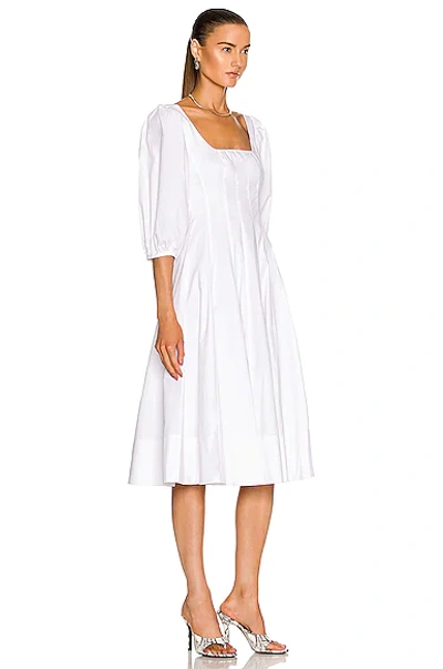 Shop Staud Swells Dress In White