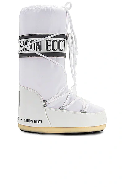 Shop Moon Boot Nylon Classic Boot In White