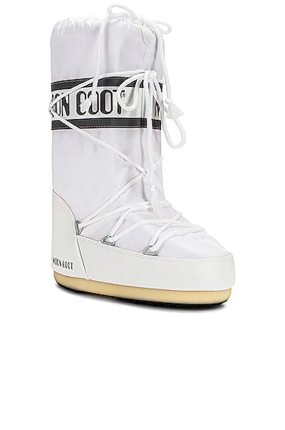 Shop Moon Boot Nylon Classic Boot In White
