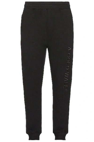 Shop A-cold-wall* Logo Sweatpant In Black