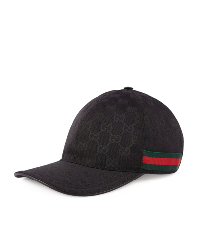 Shop Gucci Gg Supreme Baseball Cap In Black