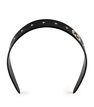Shop Gucci Interlocking G Headband In Black