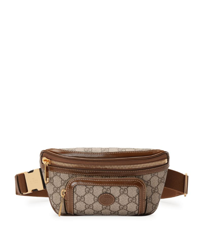 Shop Gucci Gg Supreme Canvas Belt Bag In Neutrals