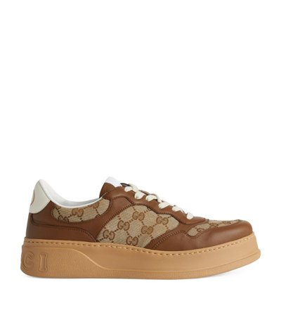 Shop Gucci Original Gg Monogram Sneakers In Brown