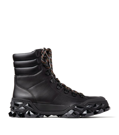 Shop Jimmy Choo Diamond X Hike Boots In Black