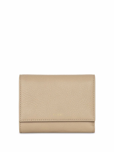 Shop Yu Mei Grace Leather Wallet In Neutrals