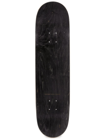 Shop Paccbet Logo-printed Skateboard In Black