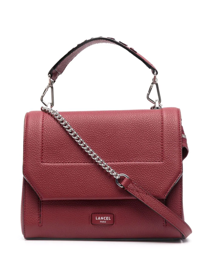 Shop Lancel Top-handle Bag In Red