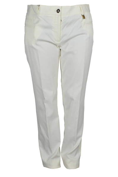 Shop Prada Luxury Trousers For Women   Dolce & Gabbana Off White Trousers