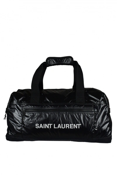 Shop Saint Laurent Luxury Travel Bag    Bag In Black Nylon