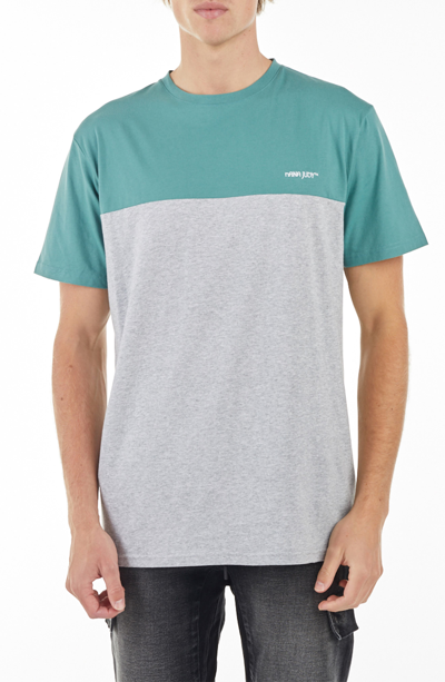 Shop Nana Judy Highton Crewneck T-shirt In Mint Grey Marl