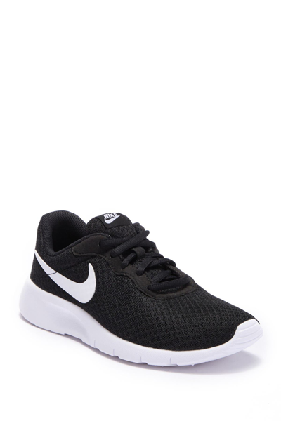 Shop Nike Tanjun Sneaker In Black/ White