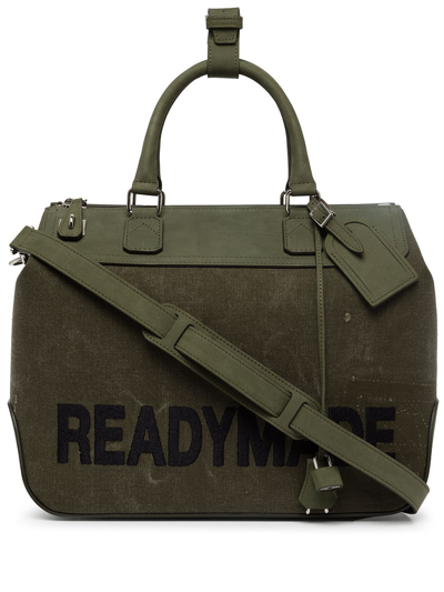 Readymade Logo-print Tote Bag In Green