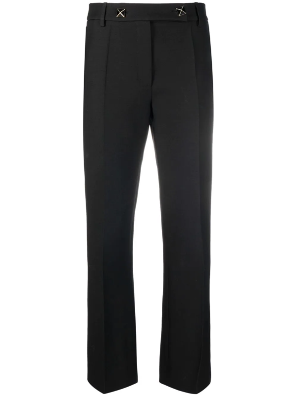 Valentino Garavani virgin wool tailored trousers - Black