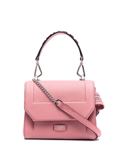 Shop Lancel Small Ninon De  Top-handle Shoulder Bag In Pink